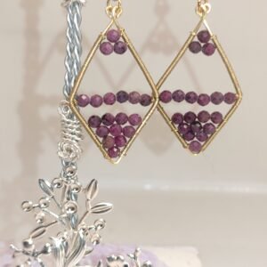 Pendientes Rombo Rubi