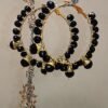 Pendientes Aro Luxury Dorados negros