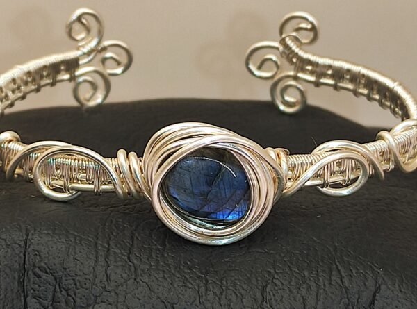 Pulsera Labradorita Azul