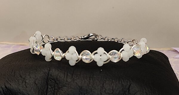 Pulsera Cristal Blanco