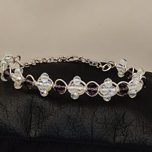 Pulsera Cristal Morada