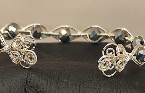 Pulsera Lux Plateada Gris