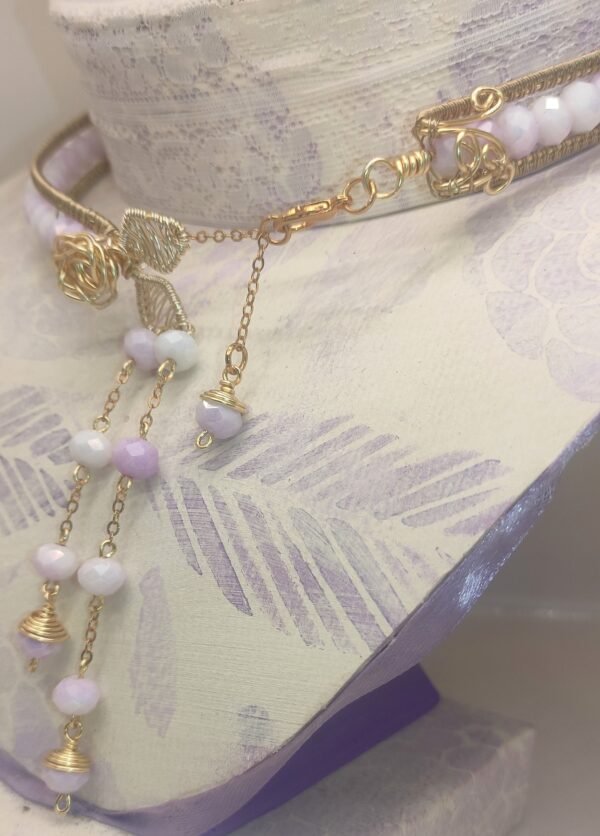 Collar Amanecer lila