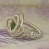 Anillo Espiral Turmalina Verde