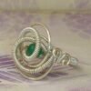 Anillo Espiral Piel de Dragón