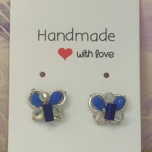 Pendientes Mariposa Azul