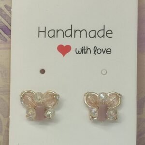 Pendientes Mariposa Rosa