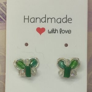 Pendientes Mariposa Verde