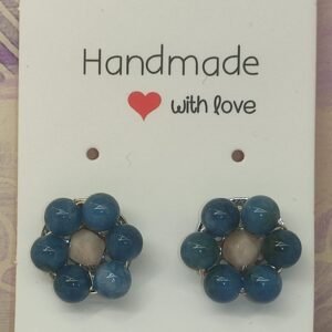 Pendientes Mix Apatito y Turmalilna Blanca