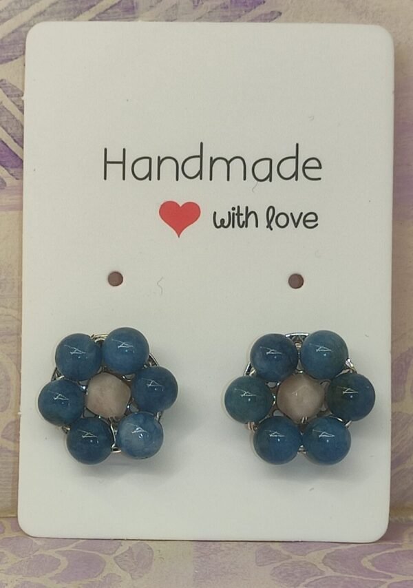 Pendientes Mix Apatito y Turmalilna Blanca