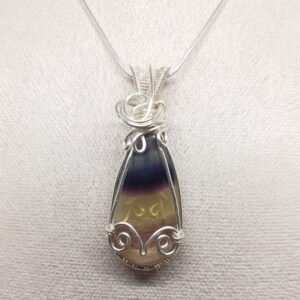 Colgante Fluorita Bandeada