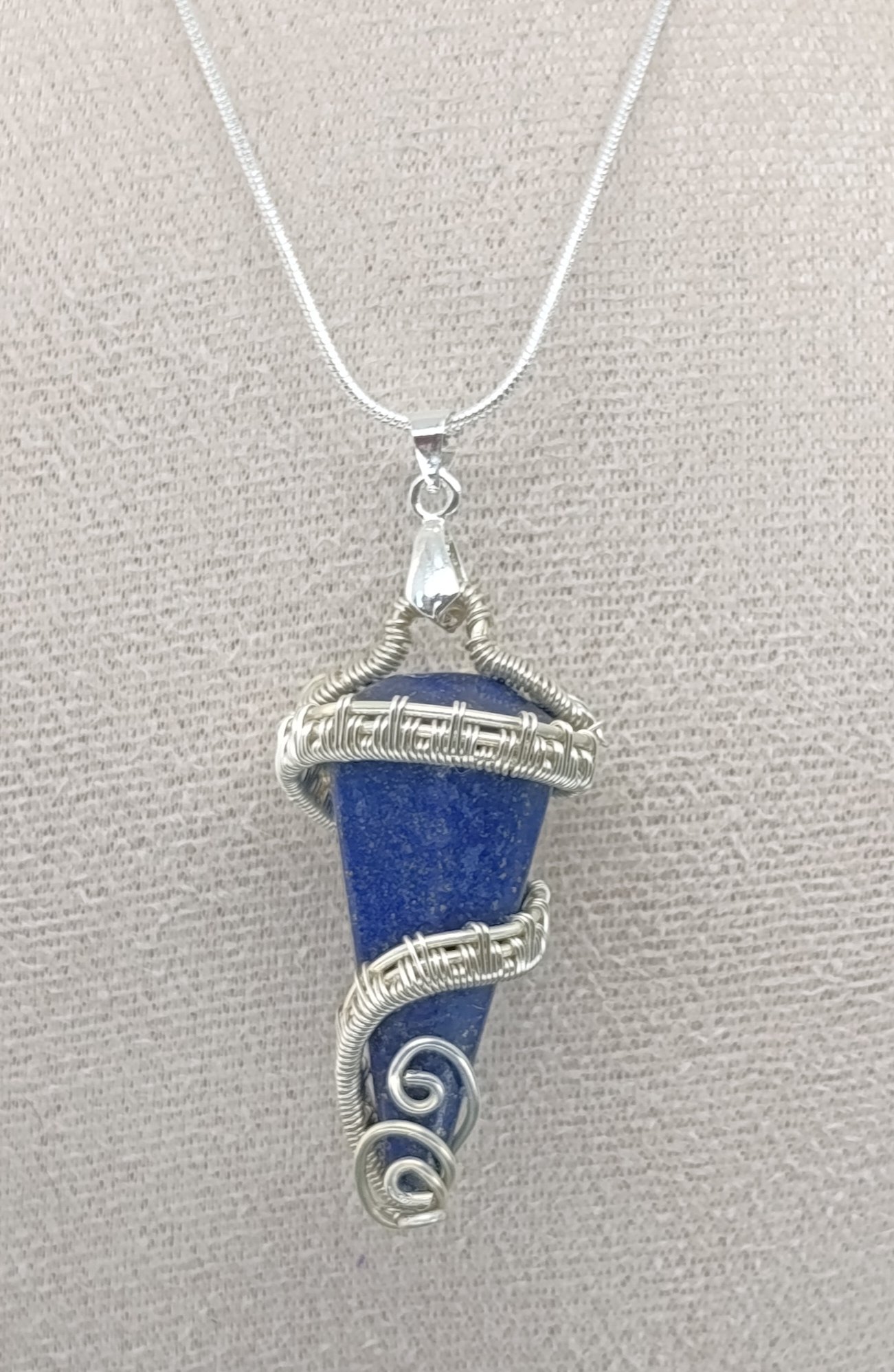 Colgante Pendulo Lapislazuli